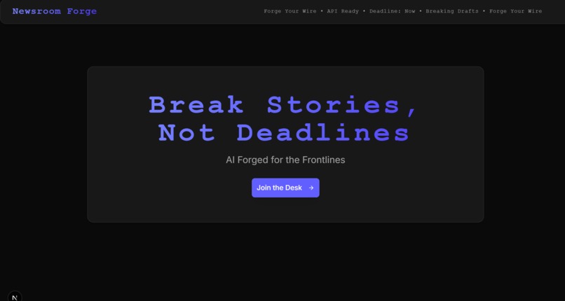 NewsForge – screenshot 1
