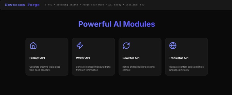 NewsForge – screenshot 2