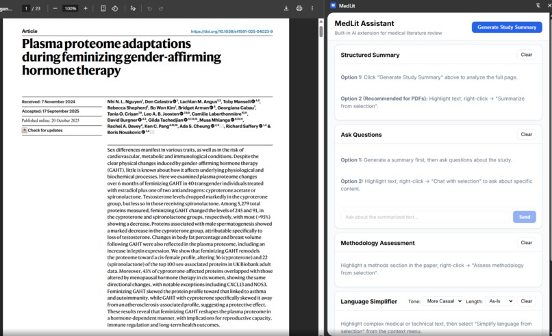 MedLit – screenshot 1