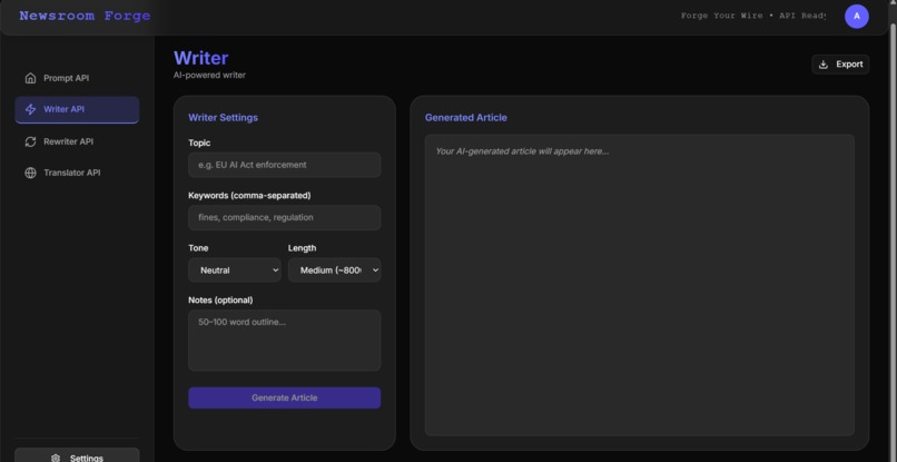 NewsForge – screenshot 8