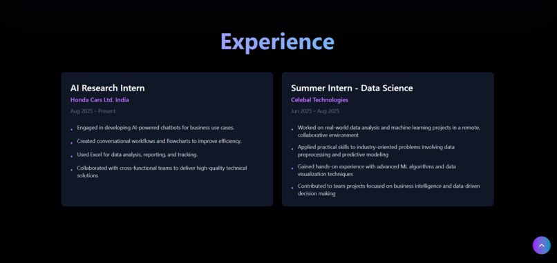 Prajwal Srivastava — Personal Developer Portfolio – screenshot 3
