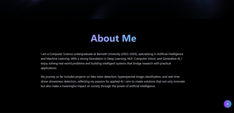 Prajwal Srivastava — Personal Developer Portfolio – screenshot 2