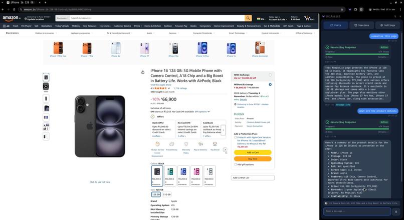 UniAssist Powered by Chrome Built In AI – screenshot 2