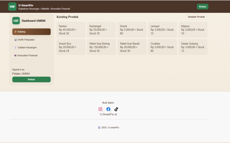 U-SmartFin (UMKM Smart Fintech) – screenshot 3
