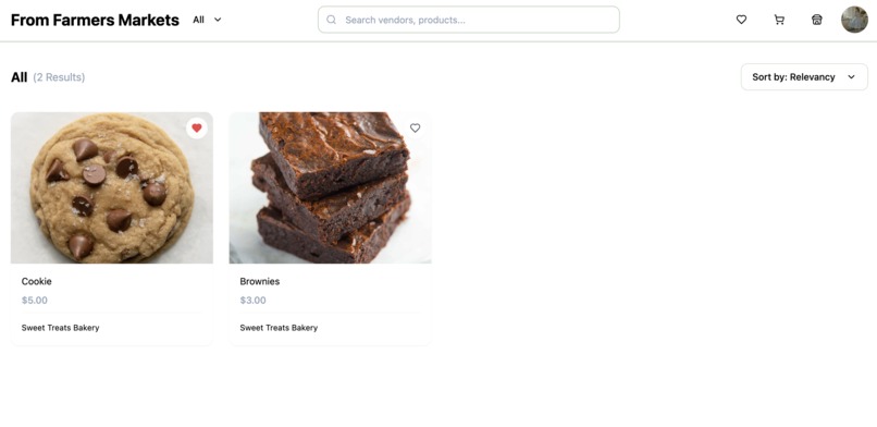 From Farmers Markets – screenshot 2