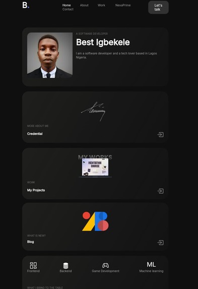 Best igbekele - my portfolio – screenshot 1