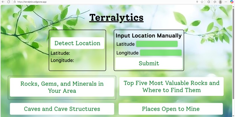 Terralytics – screenshot 2