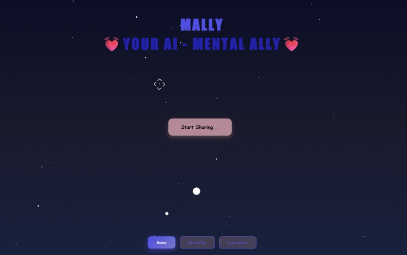 Mally : Your AI - Mental Ally – screenshot 1