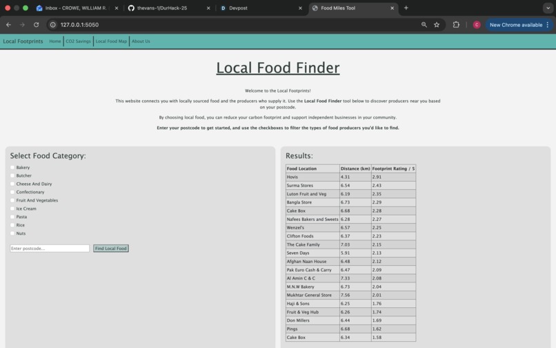 Local Footprints – screenshot 1