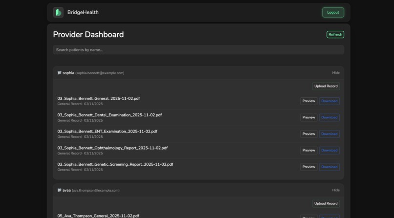BridgeHealth – screenshot 5