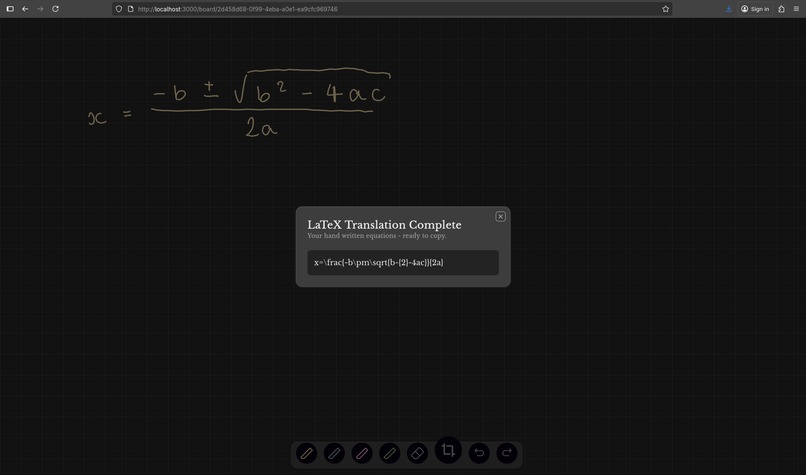 Blackboard – screenshot 1