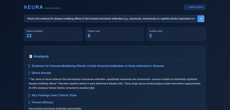 MedicalQueryBot – screenshot 2