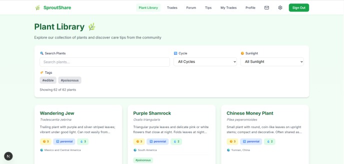 SproutShare – screenshot 2