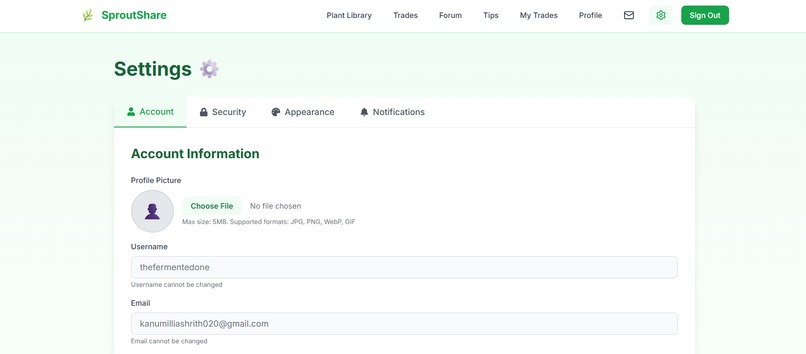 SproutShare – screenshot 4