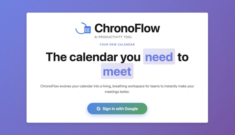 ChronoFlow – screenshot 1