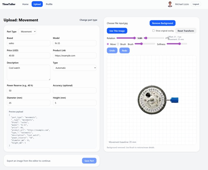 TimeTailor – screenshot 3