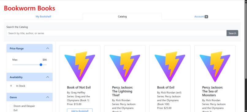 Bookworm Books – screenshot 1