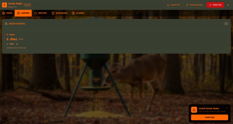 Hunter Radar – screenshot 2