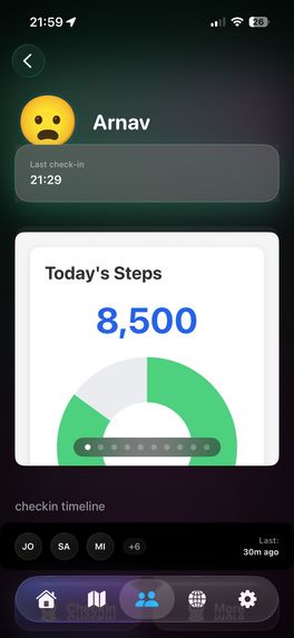 Checkin – screenshot 2