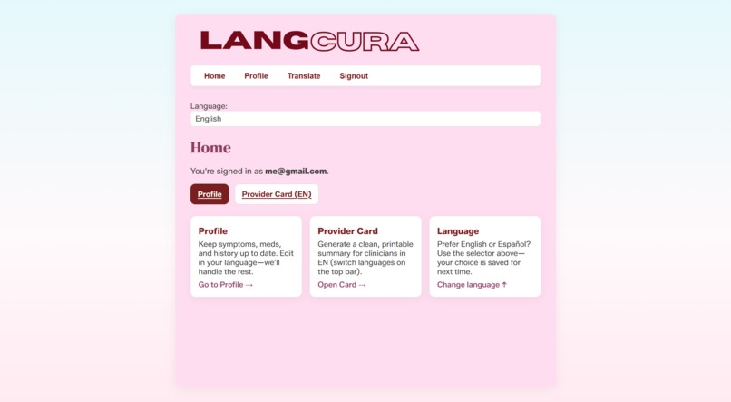 LangCura – screenshot 3