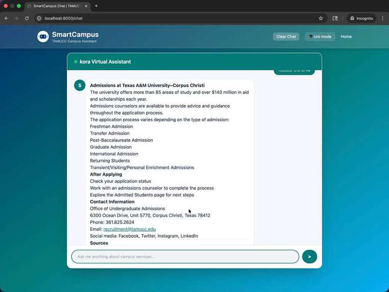Smart Campus – screenshot 9
