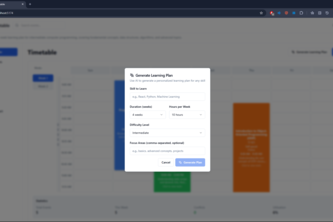 AI TimeTable | Devpost