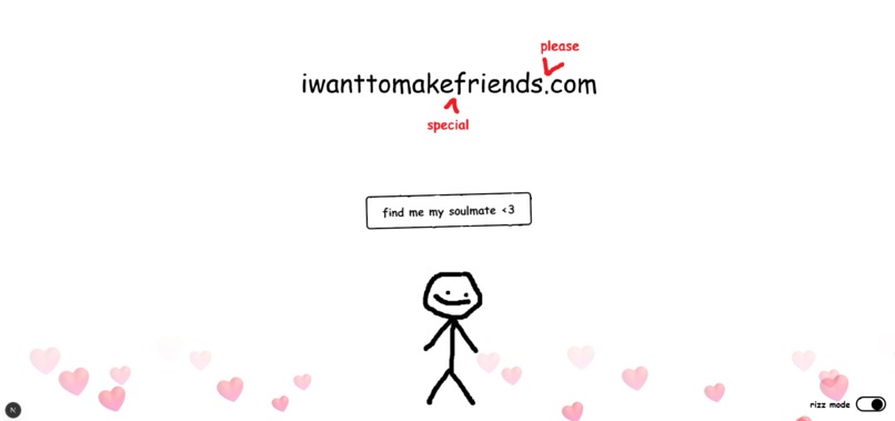 iwanttomakefriendsplease.com – screenshot 1