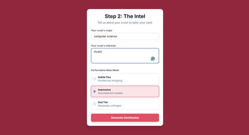 Qonfess 2 ur Qrush – screenshot 2
