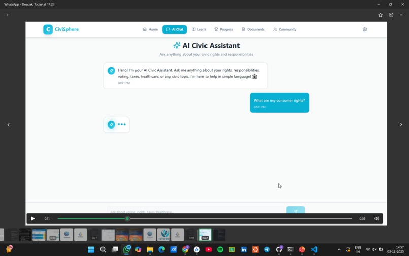 Civisense – screenshot 1