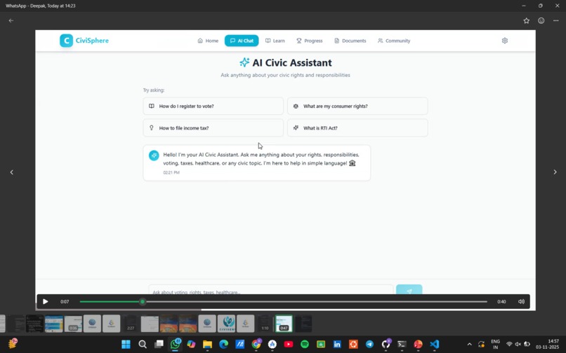 Civisense – screenshot 2
