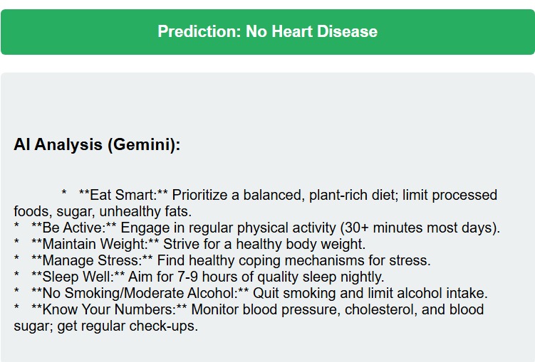 HeartDiseaseDetector – screenshot 1