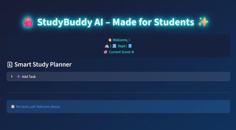 StudyBuddy-AI – screenshot 1