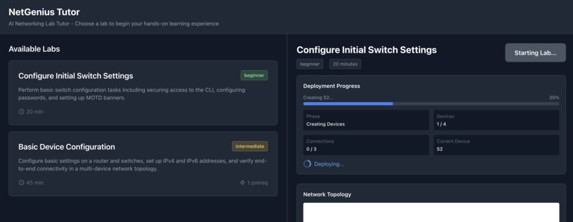 NetGenius AI Tutor – screenshot 1