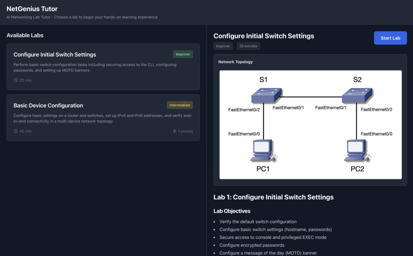 NetGenius AI Tutor – screenshot 5