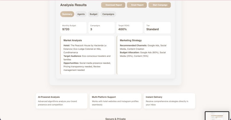 caspar marketing agent – screenshot 2