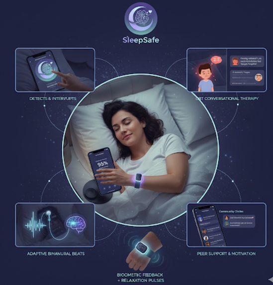 SleepSafe  The AI Platform Ending Late-Night Sleep Addiction – screenshot 1