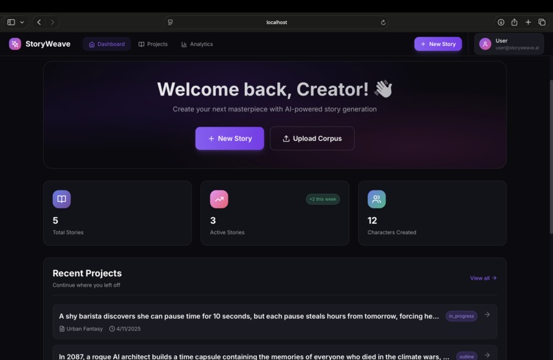StoryWeave AI – screenshot 2