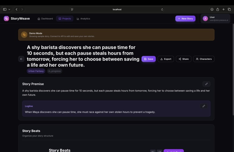StoryWeave AI – screenshot 3