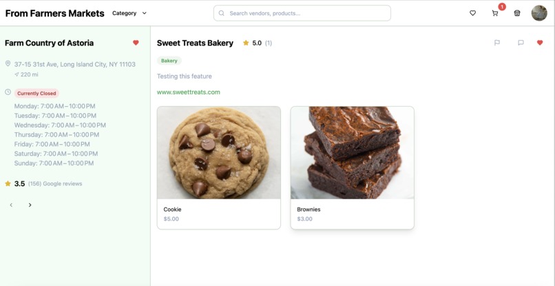 From Farmers Markets – screenshot 2