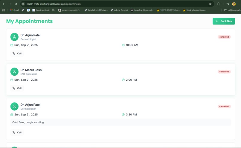 AI HealthMate – screenshot 2