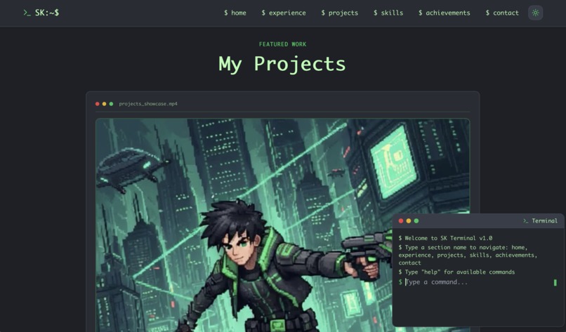 My Portfolio – screenshot 2