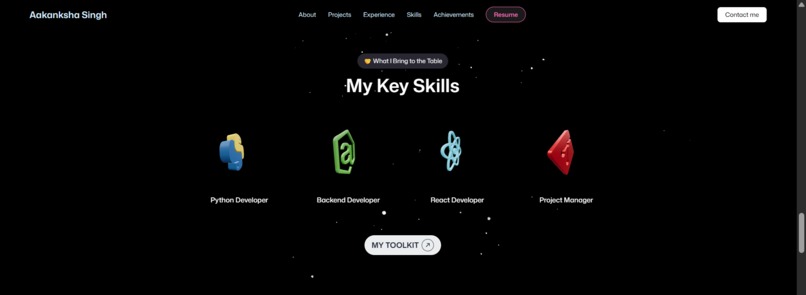 Portfolio Website – screenshot 1