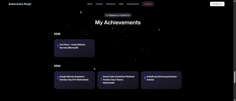 Portfolio Website – screenshot 5