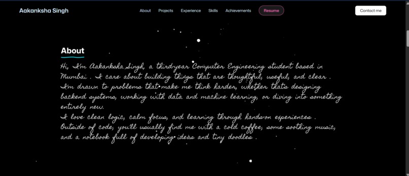 Portfolio Website – screenshot 7