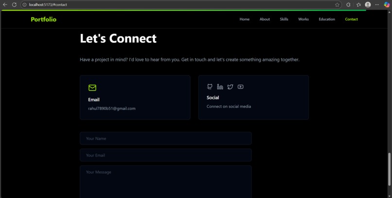 Portfolio Web – screenshot 6