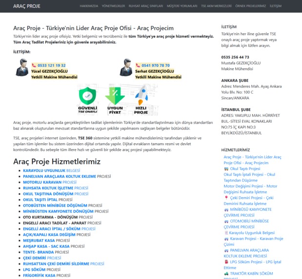Araç Proje – screenshot 1