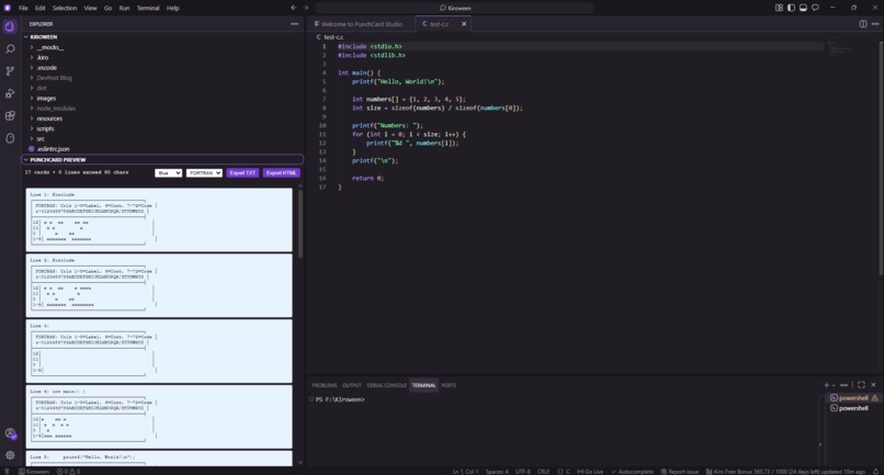 PunchCard Studio – screenshot 2