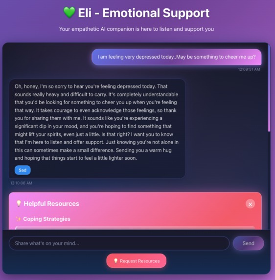 Eli - Emotional Support – screenshot 3