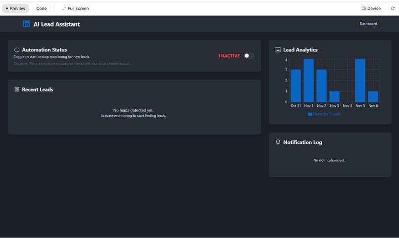 LinkedIn Lead Generator  – screenshot 1