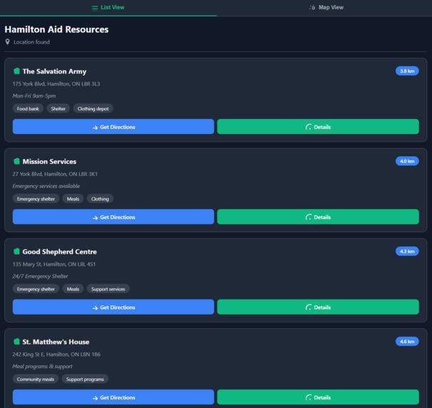BridgeAid – screenshot 2